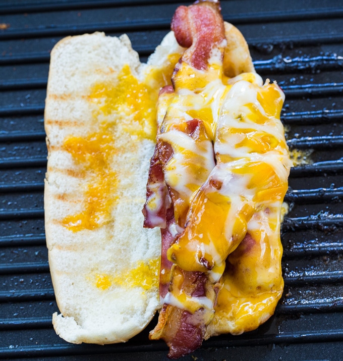 Grilled Cheese Hot Dogs