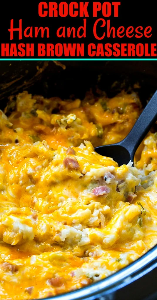 Hash Brown Casserole in slow cooker.
