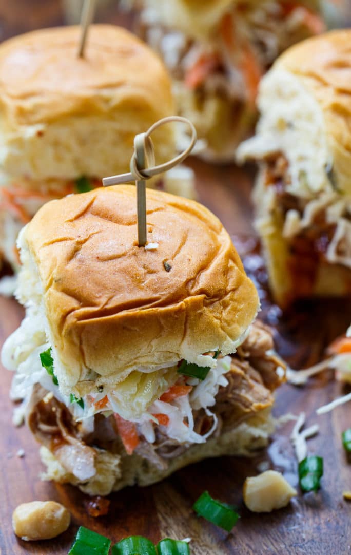 Hawaiian Sliders with Tropical Slaw