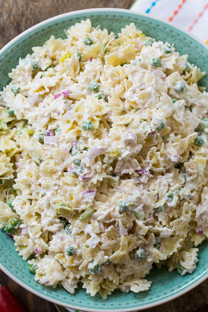 Spicy Horseradish Pasta Salad