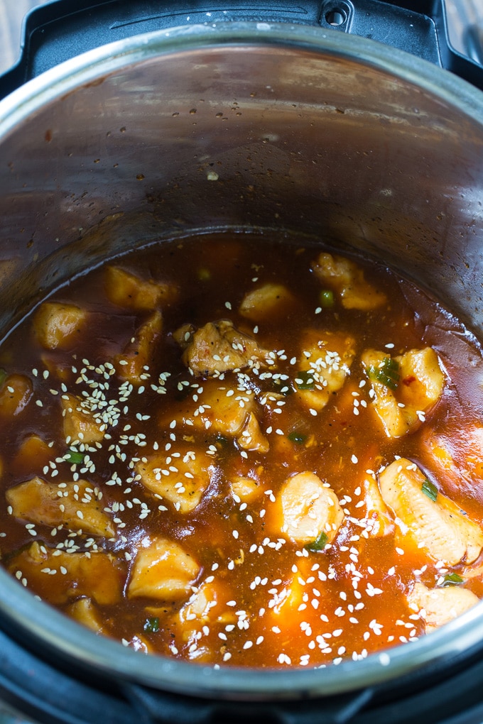 Instant Pot Honey Sesame Chicken
