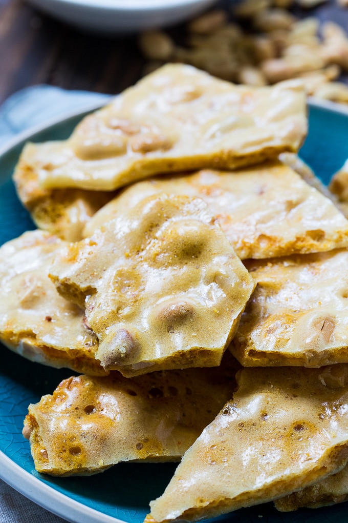 Easy Microwave Peanut Brittle