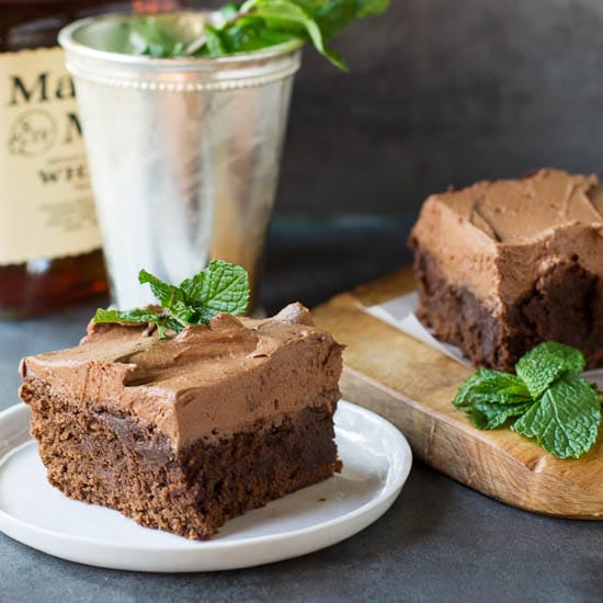 Mint Julep Brownies