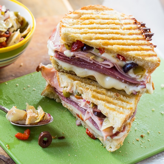 Muffaletta Panini