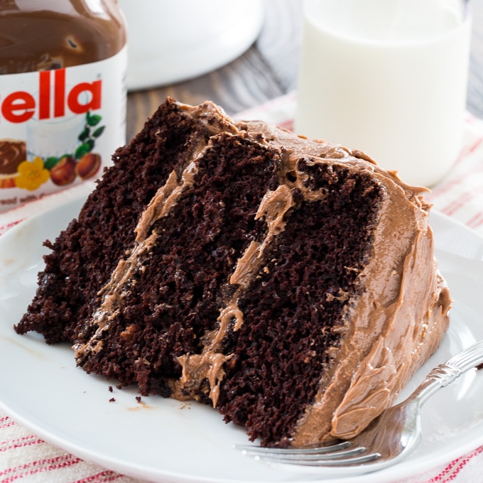 Nutella Chocolate Cake