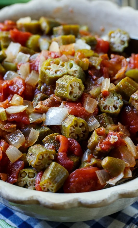 Stewed Okra and Tomatoes