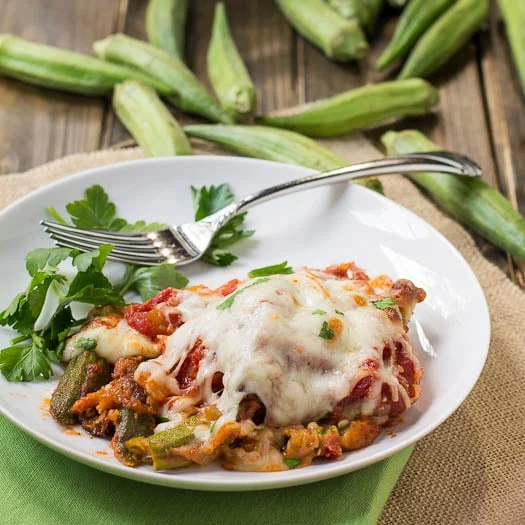 Okra Parmigiana Recipe