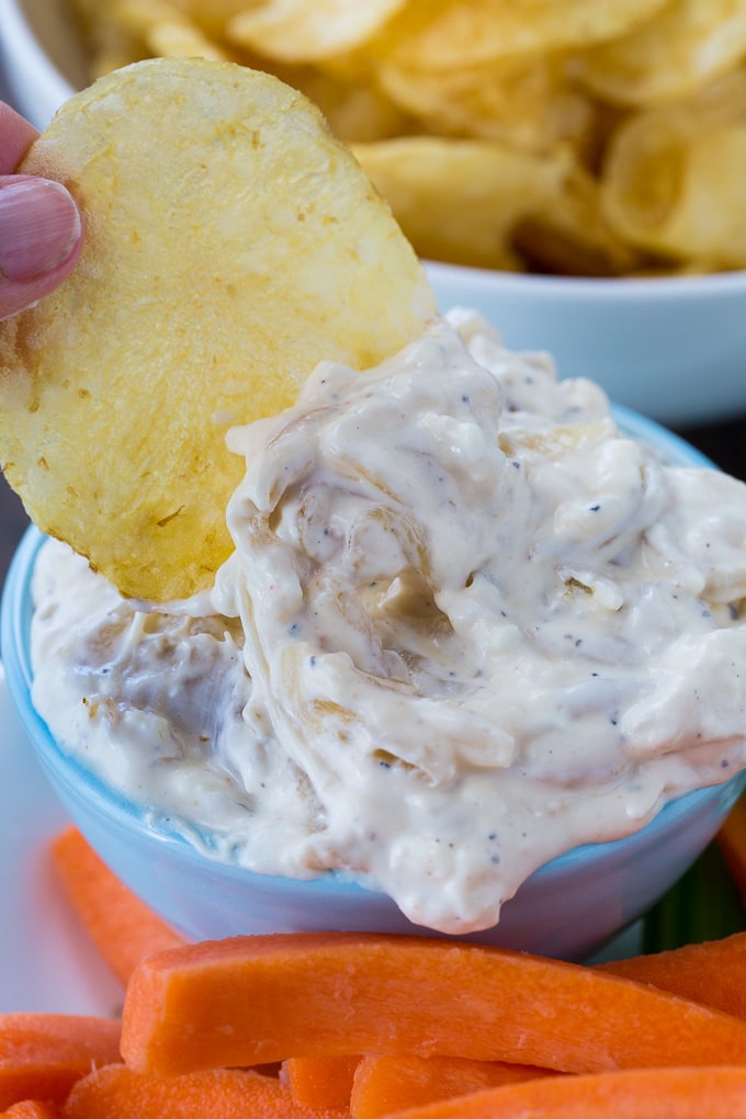Pan-Fried Onion Dip recipe