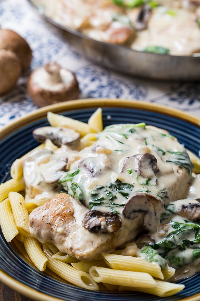 Creamy Parmesan Pork Chops recipe