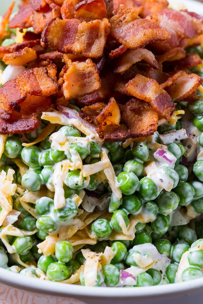 Creamy Pea Salad