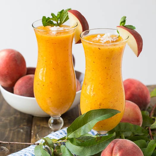 Peach-Coconut Daiquiri