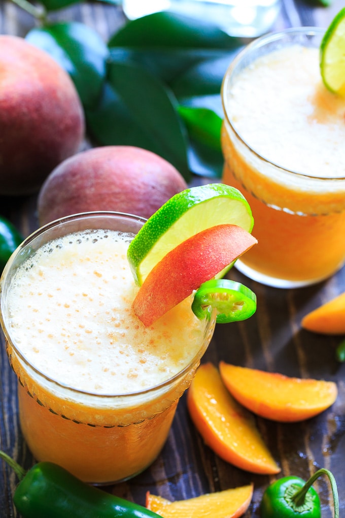 Peach Jalapeno Margarita recipe