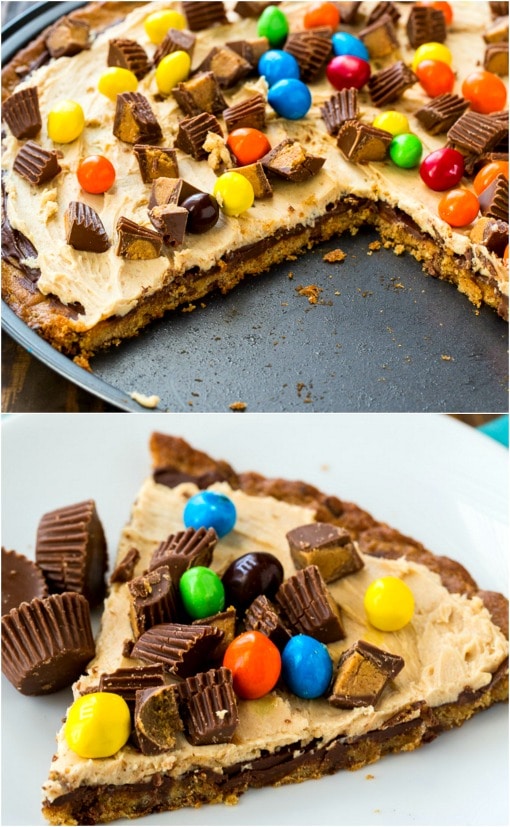 Peanut Butter Cup Dessert Pizza