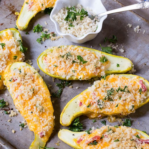 Pimento Cheese Stuffed Squash