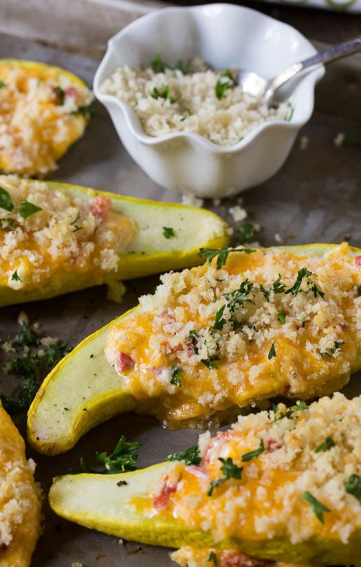 Pimento Cheese Stuffed Squash