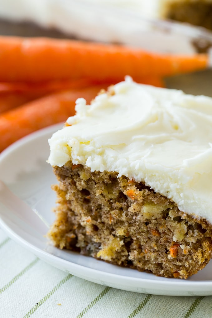 Pineapple Carrot Sheet Cake