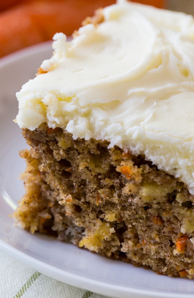 Pineapple Carrot Cake with Cream Cheese Frosting