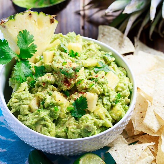 Spicy Pineapple Guacamole