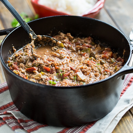 Pulled Pork and Tasso Gumbo