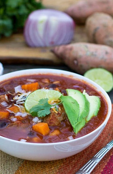 Chipotle Pork and Sweet Potato Posole