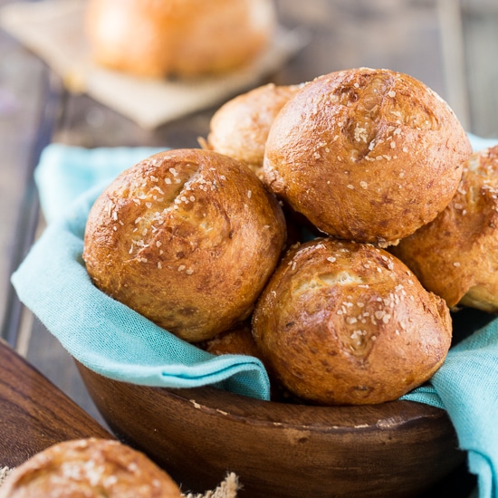 Homemade Pretzel Rolls
