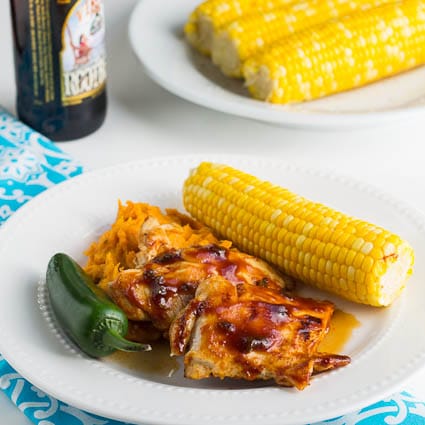Chicken with Root Beer Glaze