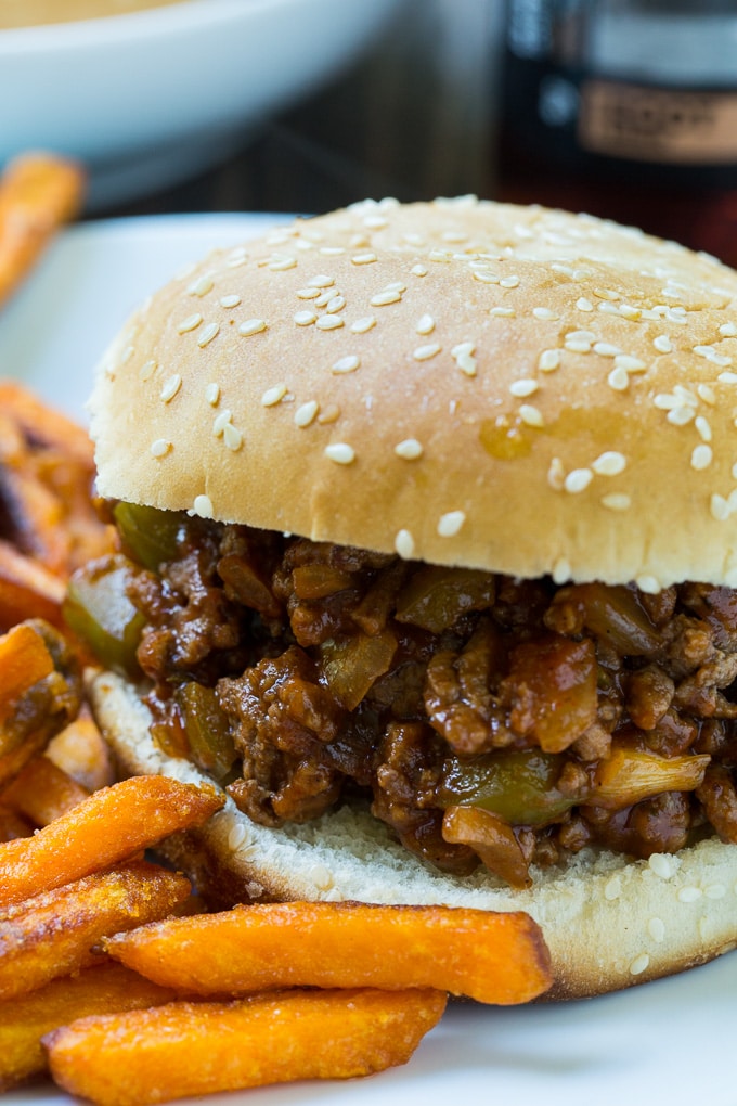 Root Beer Sloppy Joes