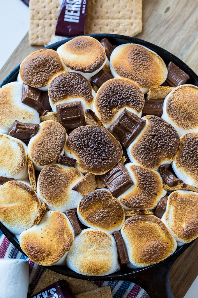 S'mores Skillet Brownie