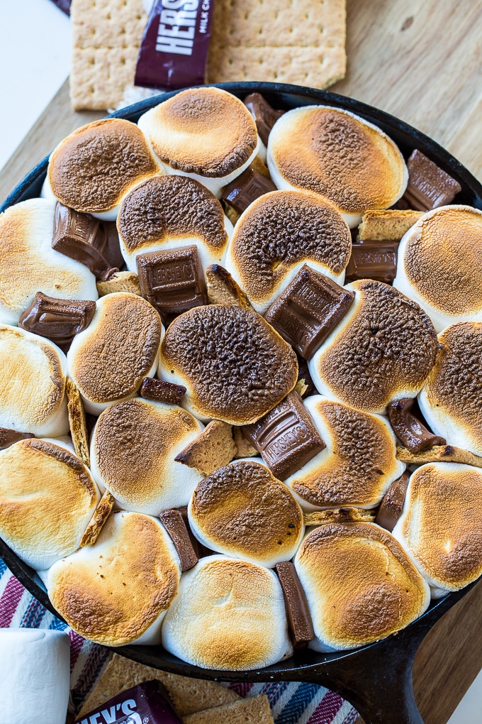 S'mores Skillet Brownie