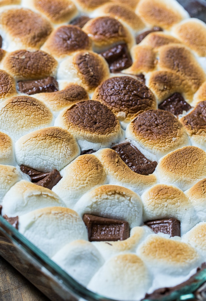 S'mores Cobbler makes a great summer dessert!