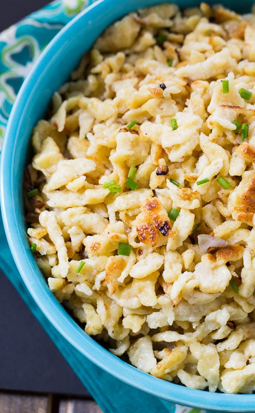 Homemade Spaetzle - this simple comfort food is so easy and inexpenside to make.