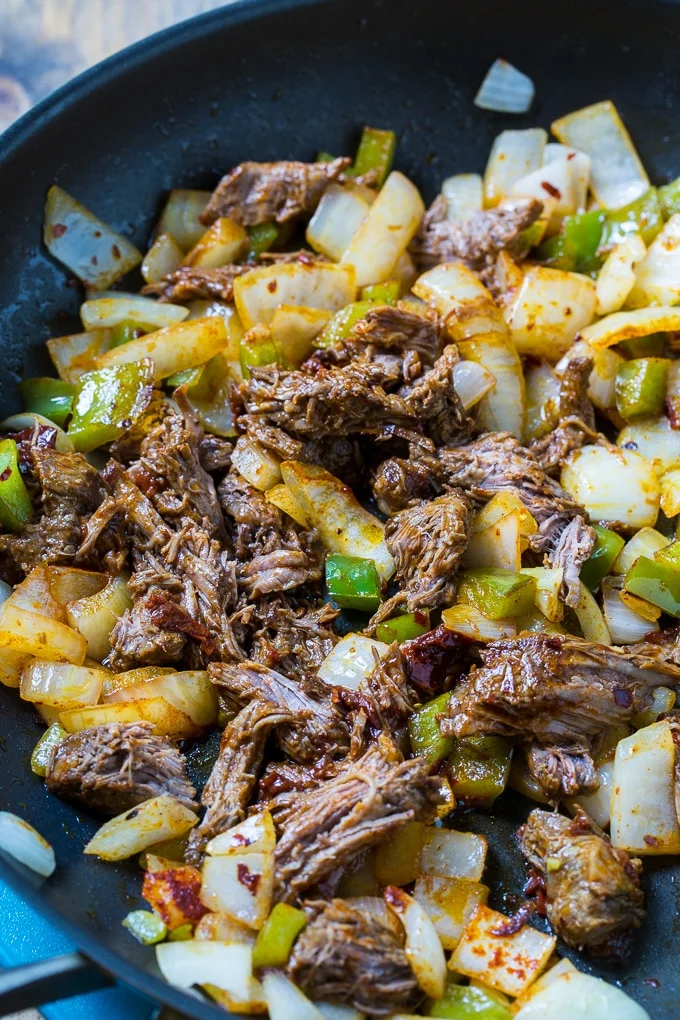 Spicy Beef Quesadillas