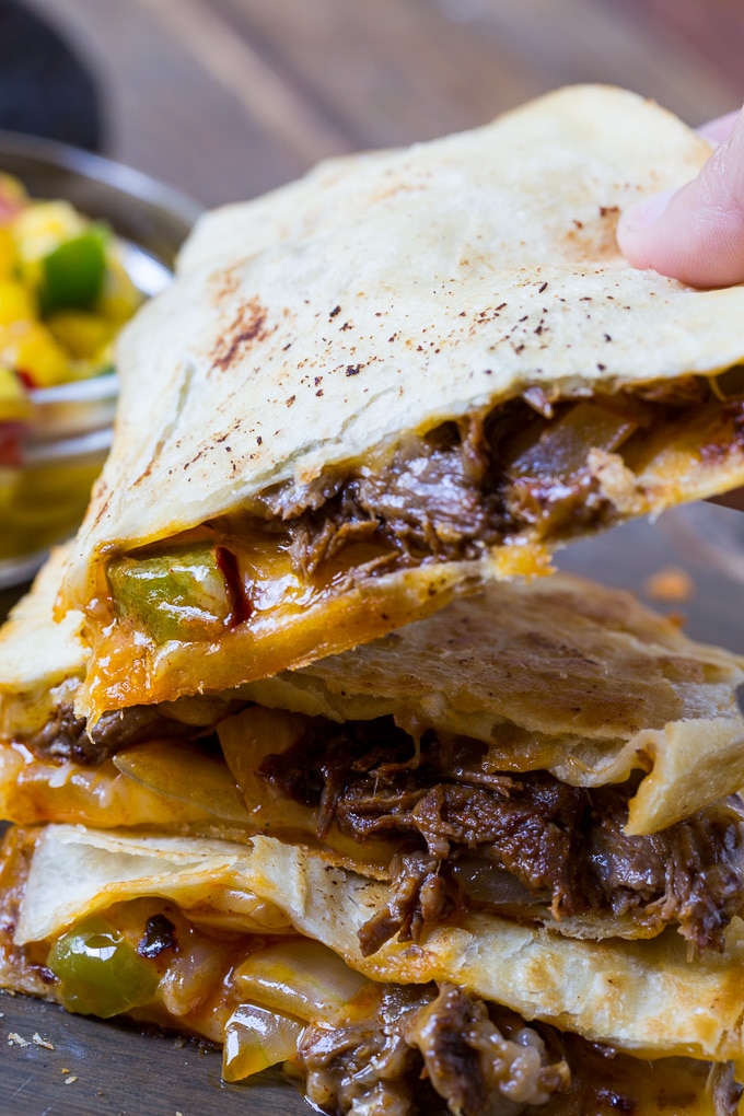 Spicy Short Rib Quesadillas