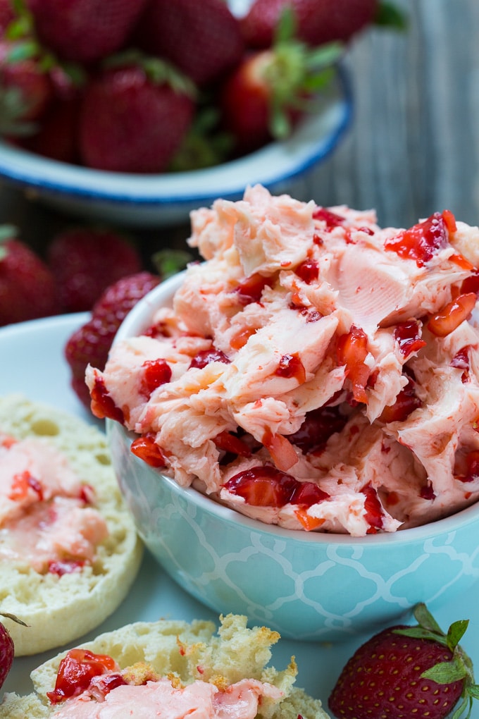 Fresh Strawberry Butter- only 3 ingredients!