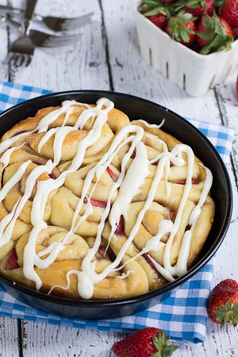 Strawberry Sweet Rolls