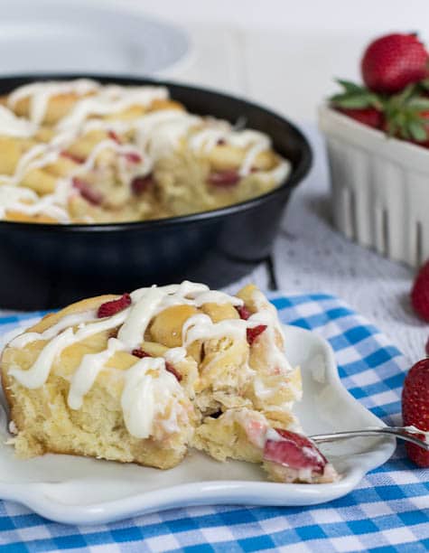 Strawberry Sweet Rolls