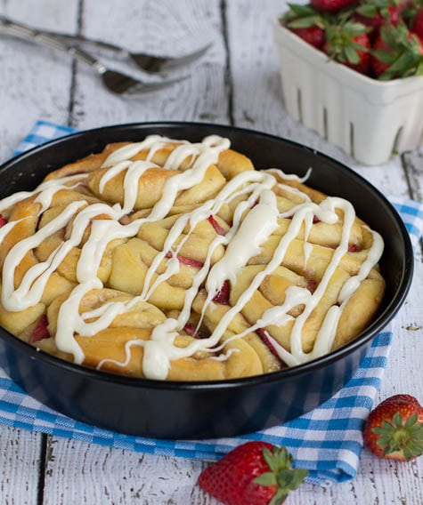 Strawberry Sweet Rolls