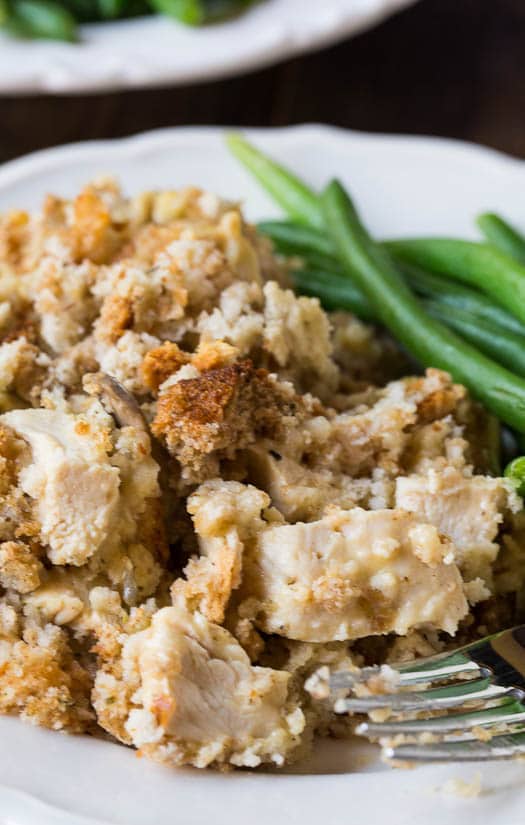 Chicken and Stuffing Casserole