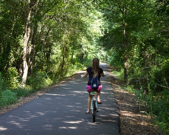 Swamp Rabbit Trail in Greenville