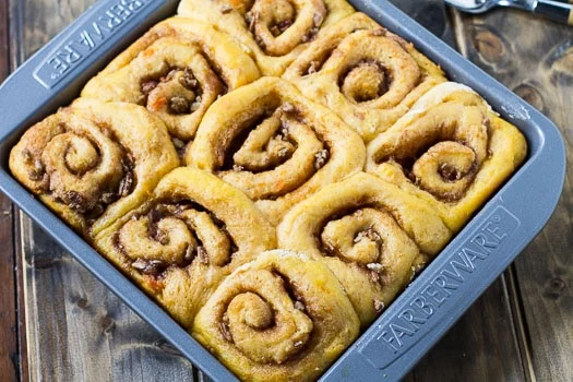 Sweet Potato Cinnamon Rolls