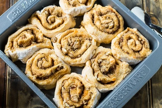 Sweet Potato Cinnamon Rolls