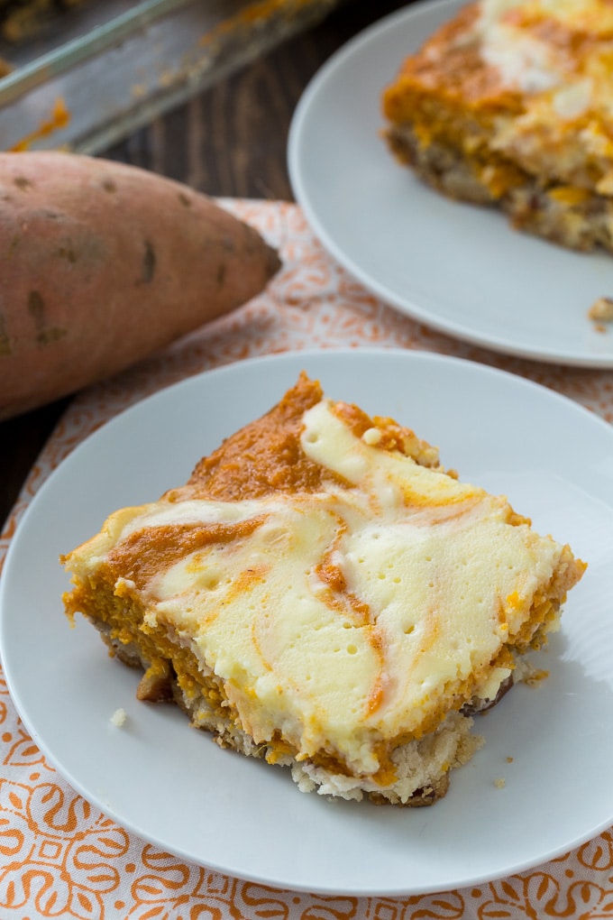 Sweet Potato Cream Cheese Bars