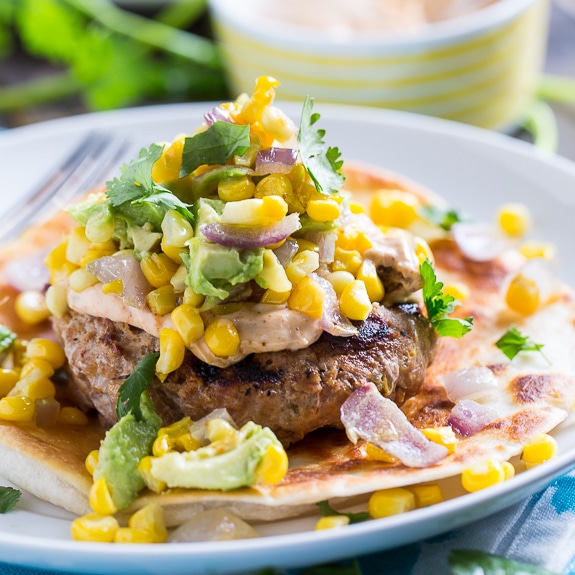 Tex-Mex Turkey Burgers