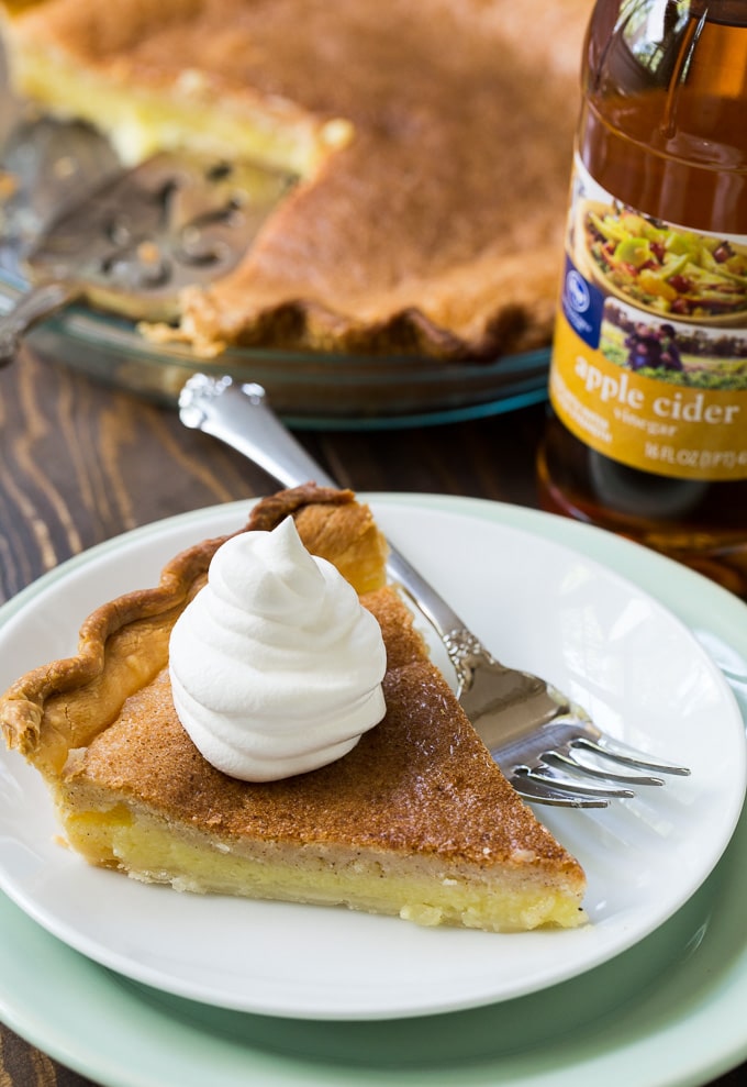 Vinegar Pie- an easy old-fashioned pie