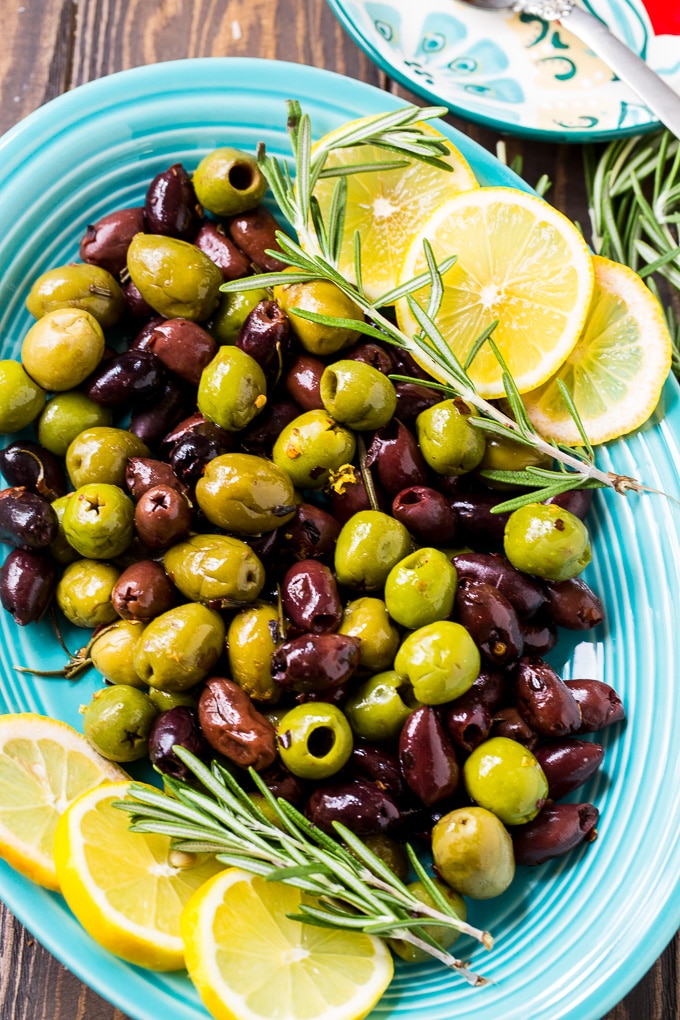 Warm Rosemary Olives