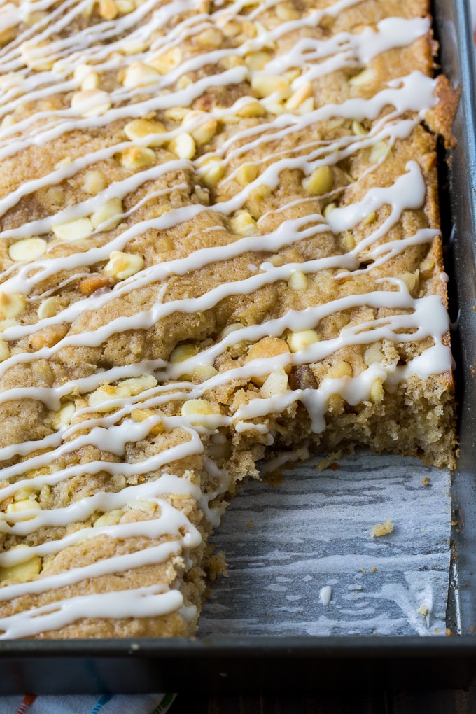 White Chocolate and Macadamia Nut Coffee Cake recipe